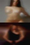Nude woman riding